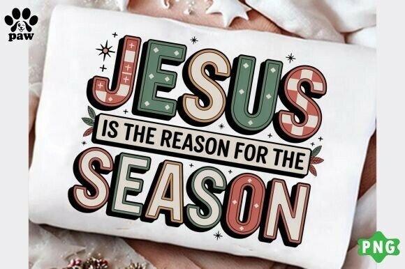 Christian Christmas PNG: Faith Jesus PNG T-Shirt Designs