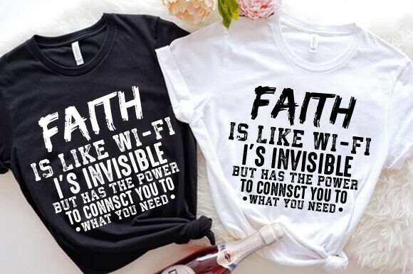 Christian SVG: Funny Wifi Religion SVG for T-Shirt Designs
