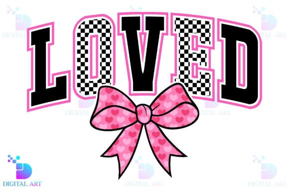 Christian Valentines Coquette Bow PNG for T-Shirt Designs