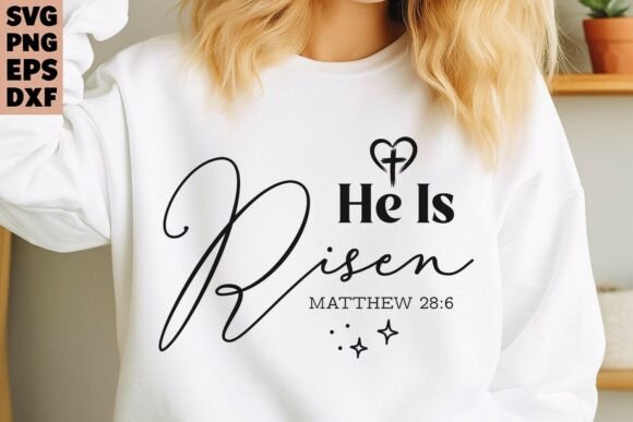 Easter Christian Bible Verse SVG for T-Shirt Designs