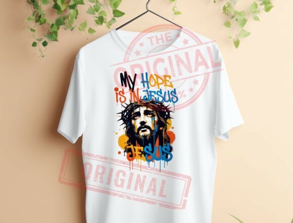 Jesus PNG: My Hope Is in Jesus — T-Shirt Designs