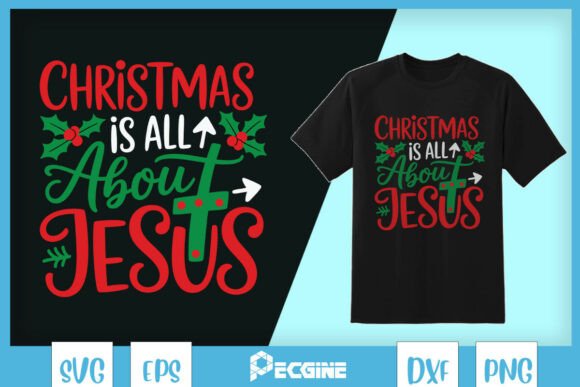 Jesus-Themed Christmas Celebration SVG