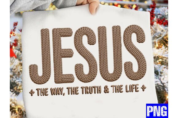 Lint Hook Yarn Faux Jesus the Way the T