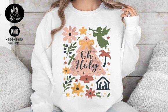 Oh Holy Night PNG, Christian Christmas